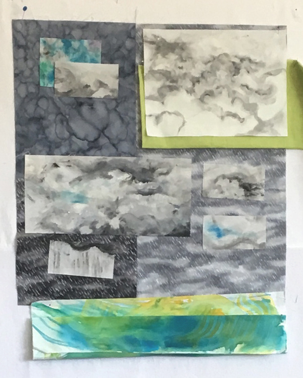 Christina's Rain in progress