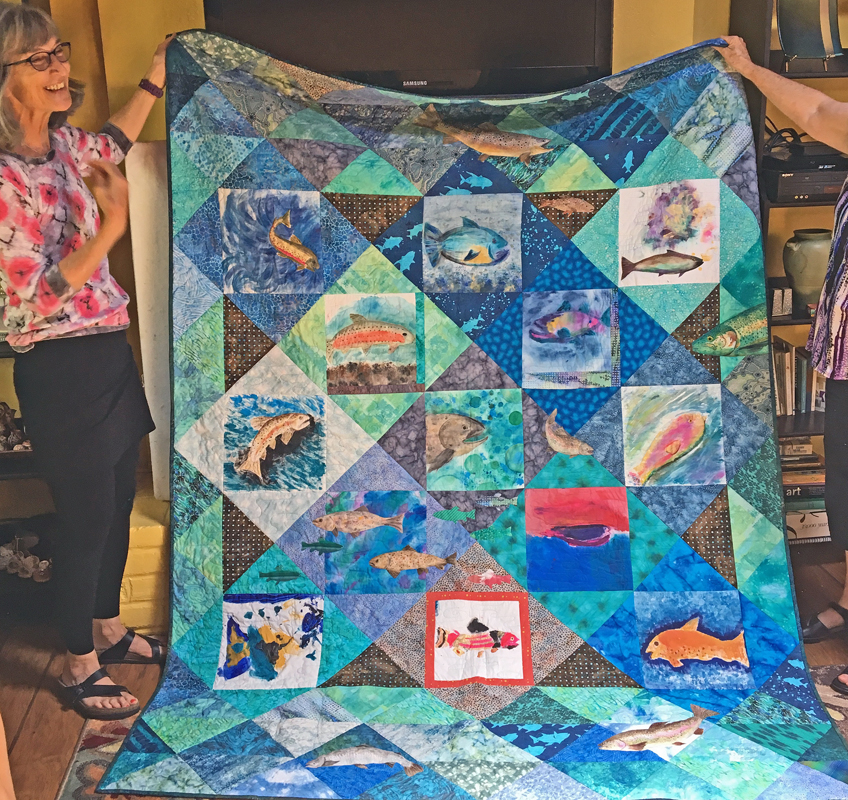 Christina's Fish quilt