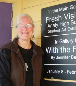 Portrait at Solo Exhibit