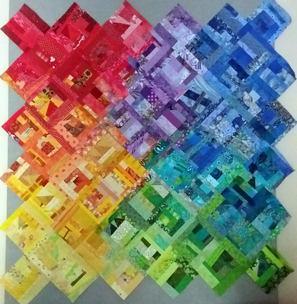 Kitty's Rainbow Quilt