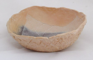 Pit-fire Leaf Bowl I