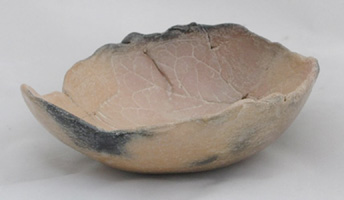 Pit-fire Leaf Bowl II