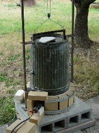 Backyard Raku Kiln